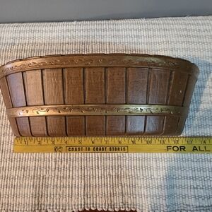 Rustic Brown Wooden Basket